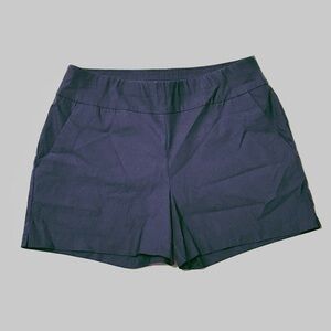 NEW YORK & COMPANY SHORTS ( M )..."WHITNEY" NAVY BLUE..PULL ON/STRETCH/EXCELLENT